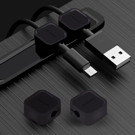 MagnaClip 4pc Magnetic Cable Organizer for 5mm